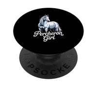Horse Percheron "Percheron Girl" Equestrian PopSockets Adhesive PopGrip