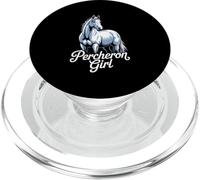 Horse Percheron "Percheron Girl" Equestrian PopSockets PopGrip for MagSafe