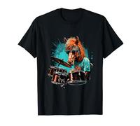 Horse Playing Drums - Animal Horse Lover Drum set T-Shirt
