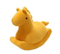 Horse Plush Animal | 15.7 Inch Rocking Doll | Soft Sleeping Companion, Cute Animal Throw Pillow, Desktop Ornament Collectible for Sofa Bed p