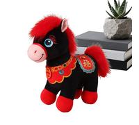 Horse Plush, Chinese Themed Figurine Doll, 10 Inch Blessing Meaning Stuffed Animal with Texture, Horse Plush with Cute Design, Toy with Decorative Style Stuffed Animal for Kids Boys Girls Chinese