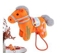 Horse Plush - Collectible Cuddly Ornament, 5.12 Inch Stuffed Animal Toy for Home Living Room, Cotton Plush Toy, with Soft Huggable Design, Horse Plushy for Nursery and Travel