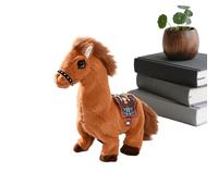 Horse Plush | Electric Interactive Figurines,Small Stuffed Horse | for Toddler Kids Girls Riding Farm Baby Party