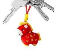 Horse Plush - Soft Fabric Charm, Gentle Texture Pendant, Theme Ornament, Festive Celebration Accessory With Delicate Pattern Build, Smooth Touch Layout, Lightweight Hanging Style, Decorative Carr