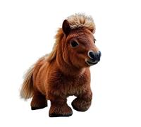 Horse Plush Toy, Electronic Sound Pet Educational Doll for Kids, Movement Function, Category Animal Play Accessories, Boys Girls Six Months Holiday Birthday Family Home Bedroom B