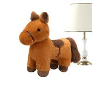 Horse Plush Toy, Soft Huggable Collectible Doll, 12 Inch Stuffed Horse with Plush, Cuddly Animal Doll with Embroidered Details, Kids and Adult Gift for Sofa, Bed, Couch, Car, Chair, Desk, Living R