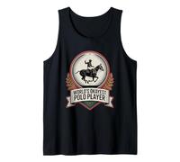 Horse Polo World's Okayest Polo Player Tank Top