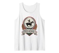 Horse Polo World's Okayest Polo Player Tank Top