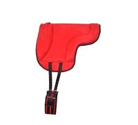 HORSE PONY PAD BAREBACK PAD WITH FREE GIRTH HIGH DENSITY BLACK and BROWN (RED)