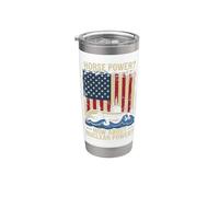 Horse Power How About Nuclear Power Stainless Steel Insulated Tumbler