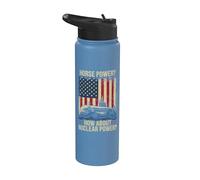 Horse Power How About Nuclear Power Stainless Steel Insulated Water Bottle