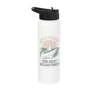 Horse Power How About Nuclear Power Stainless Steel Insulated Water Bottle
