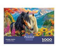Horse Puzzle 1000 Piece, Impossible Jigsaw Puzzles for Adults, Puzzle Family Activity Puzzles 70x50cm/1000pcs