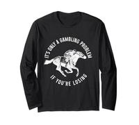 Horse Racing Derby Jockey Horse Rider Racer Gambling Funny Long Sleeve T-Shirt