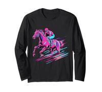 Horse Racing Derby Racer Jockey Horse Rider Long Sleeve T-Shirt