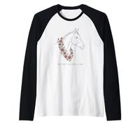 Horse Racing First Saturday in May Line Art Derby Day Raglan Baseball Tee