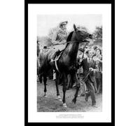 Horse Racing Framed Lester Pigott & Nijinsky 1970 Photo Memorabilia