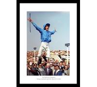 Horse Racing Frankie Dettori 'Leap of Joy' Classic Framed Photo Memorabilia