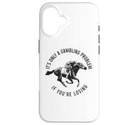 Horse Racing Gambling Derby Jockey Horse Rider Racer Funny Case for iPhone 16
