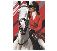 Horse Racing Jigsaw Puzzles for Adults 1000 Piece Wooden Jigsaw Puzzle Jigsaw Puzzles for Kids Challenging Game (78×53cm)