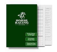 Horse Racing Log Book - Pocket Horse Racing Betting Book & Racing Diary to Track Horses, Bets, Odds, Profit & Loss. Perfect Horse Racing Gifts for Men, Christmas, Birthdays & Father’s Day