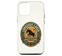Horse Racing Longshot Lager Horseshoe Derby Day Beer Label Case for iPhone 12/12 Pro