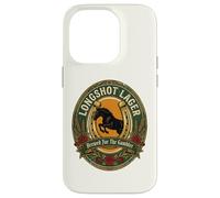 Horse Racing Longshot Lager Horseshoe Derby Day Beer Label Case for iPhone 14 Pro