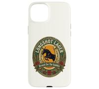 Horse Racing Longshot Lager Horseshoe Derby Day Beer Label Case for iPhone 15 Plus