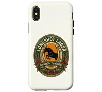 Horse Racing Longshot Lager Horseshoe Derby Day Beer Label Case for iPhone X/XS