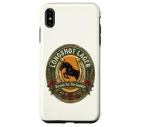 Horse Racing Longshot Lager Horseshoe Derby Day Beer Label Case for iPhone XS Max