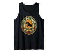 Horse Racing Longshot Lager Horseshoe Derby Day Beer Label Tank Top