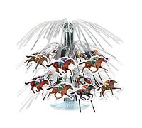 Horse Racing Mini Cascade Centerpiece 19 cm Tall