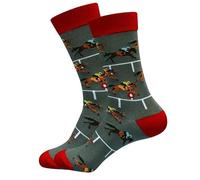 Horse Racing Socks, Horse Racing Gift, Adult Size 8-11