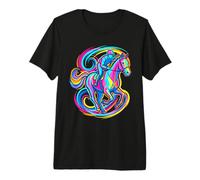 Horse Racing Steamwave Premium T-Shirt