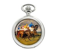 Horse Racing The Start Pocket Watch