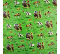 Horse Racing Theme Wrapping Paper - Retro Style Gift Wrap