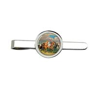 Horse Racing Under Starters Orders Tie Clip