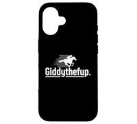 Horse Racing Vintage Giddythefup KY Derby Horse Case for iPhone 16