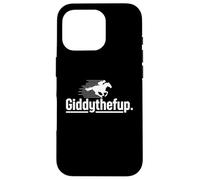Horse Racing Vintage Giddythefup KY Derby Horse Case for iPhone 16 Pro