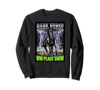 Horse Racing Win Place Show Retro 90s Bootleg Derby Day Sweatshirt