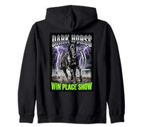 Horse Racing Win Place Show Retro 90s Bootleg Derby Day Zip Hoodie