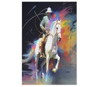 Horse Racing Wooden Jigsaw Puzzles, Quezzle - 1000 Piece Puzzle Board Game, Best Gift for Adults And Kids, Family Game, (78×53cm)
