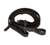 Imperial Riding Anti-Slip Grip Leather Reins with Non-Slip Grip Brown