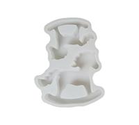 Horse Resin Moulds Silicone Animal Silicone Mould Easy Release Creative Non-Stable Mould for Home Statue Figure Ornament Art Candle Crafting Decoration