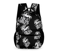 Horse Ride It Like You Stole It Travel Laptop Backpack Carry on Bag Work Daypack 16.2 Inch with Side Pockets