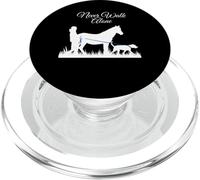 horse riding and Dog - Never walks alone PopSockets PopGrip for MagSafe