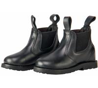 Horse Riding Boots Kids Jodhpurs Back Zip Leather Easy Pull On Non Slip Boots