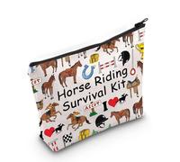 Horse Riding Cosmetic Bag Horse Riding Survival Kit Gift Horses Gift Equestrian Gift (Horse Riding UK)