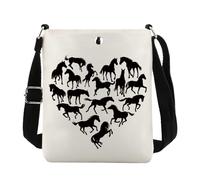 Horse Riding Crossbody Bag Horse Animal Gift Pony Lover Merch Horse Riding Coach Gift (Horse CB EU)