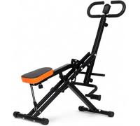 Horse Riding Exercise Machine Indoor Rider Trainer Adjustable Core, Abdominal, Glute & Full Body Workout Fitness Equipment Foldable Ab Trainer Bike with LCD Monitor (Black)